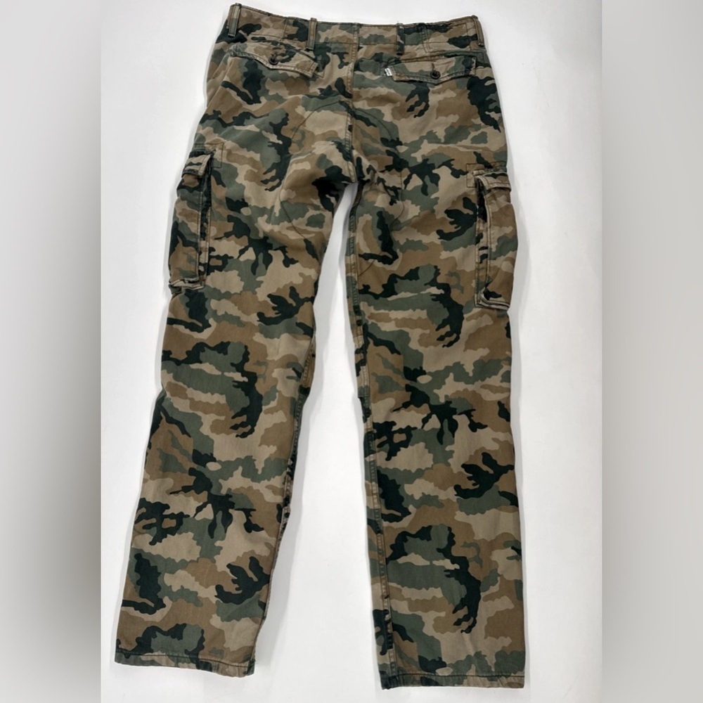 Levi's Camo Cargo Pants Green Military Tactical Army Hunting Mens 34x30 actual - Picture 5 of 14